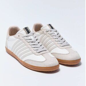 Avara Stevie White Striped Sneakers